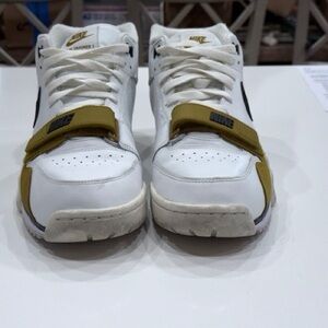 Nike Air Trainer 1 White/Gold with Gold Strap